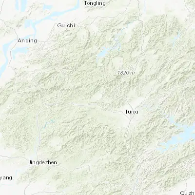 Map showing location of Biyang (29.928850, 117.946380)