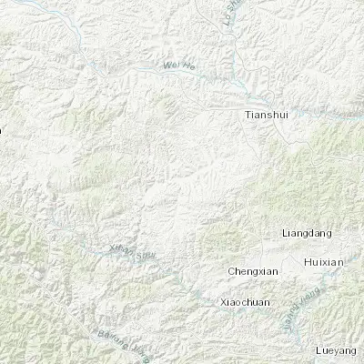 Map showing location of Changdao (34.204880, 105.336510)
