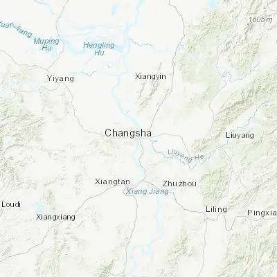 Map showing location of Changsha (28.198740, 112.970870)