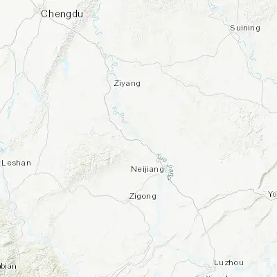 Map showing location of Chonglong (29.780620, 104.852240)