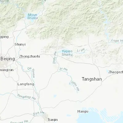 Map showing location of Dabao’anzhen (39.899440, 117.476390)