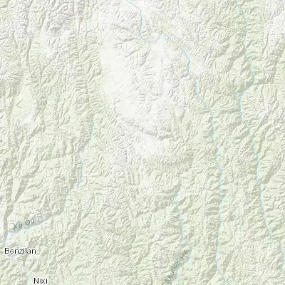 Map showing location of Daocheng (29.037900, 100.297400)