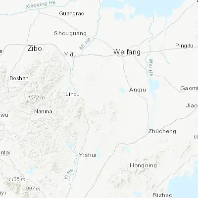Map showing location of Dasheng (36.320000, 118.855410)
