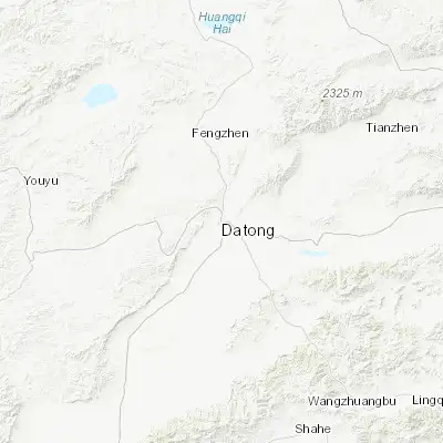 Map showing location of Datong (40.093610, 113.291390)