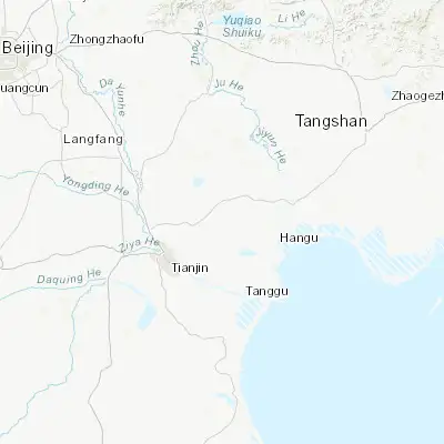 Map showing location of Dawangtai (39.275040, 117.485020)
