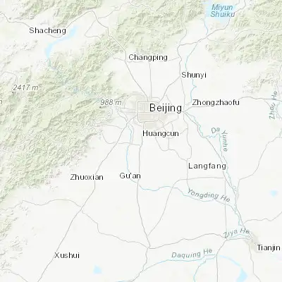 Map showing location of Daxing (39.740250, 116.326930)