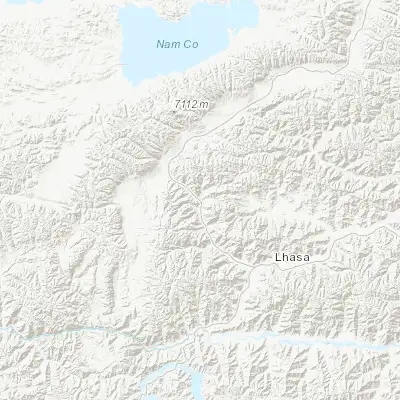Map showing location of Dêqên (29.961780, 90.718750)