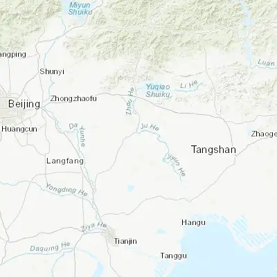 Map showing location of Fangjiazhuang (39.729720, 117.420560)