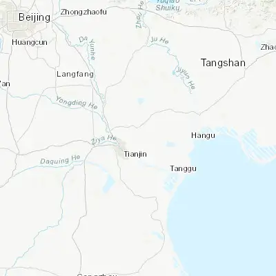 Map showing location of Fanzhuang (39.193610, 117.335000)