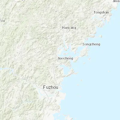 Map showing location of Feiluan (26.562500, 119.597500)