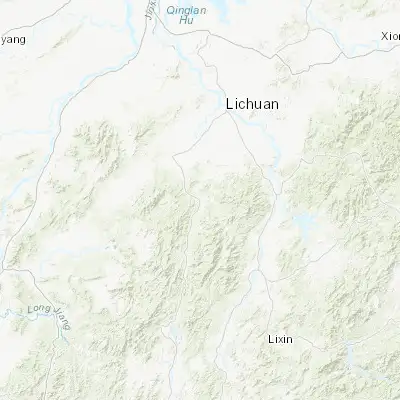 Map showing location of Fenggang (27.545660, 116.214560)