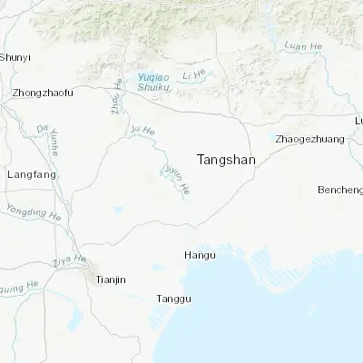 Map showing location of Fengtai (39.558060, 117.749170)
