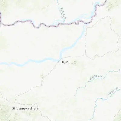 Map showing location of Fujin (47.247230, 132.029570)