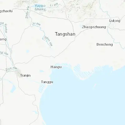 Map showing location of Gaozhuang (39.269170, 117.975560)