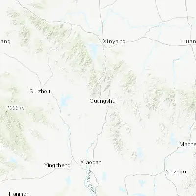 Map showing location of Guangshui (31.619900, 113.997800)