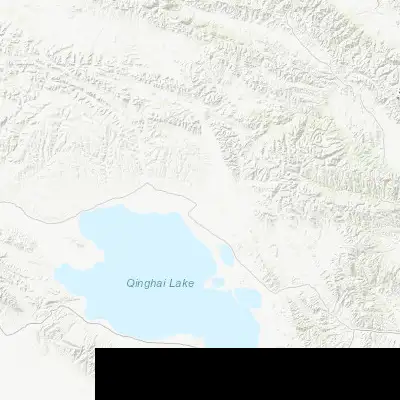 Map showing location of Ha’ergai Dadui (37.251500, 100.421330)