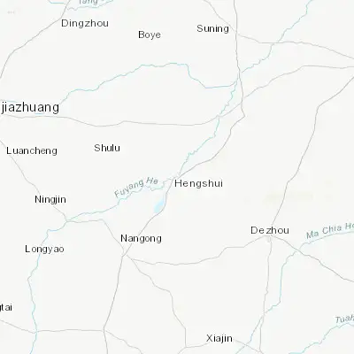 Map showing location of Hengshui (37.732220, 115.701110)