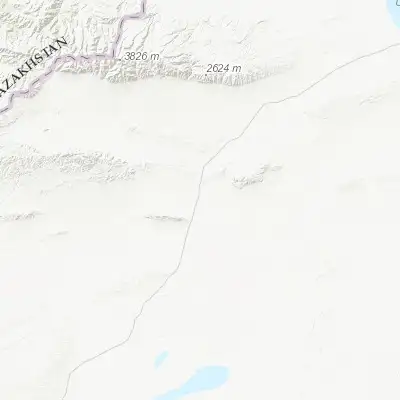 Map showing location of Hoxtolgay (46.518720, 86.002140)