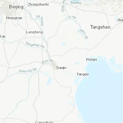 Map showing location of Huangcaotuo (39.179400, 117.321560)