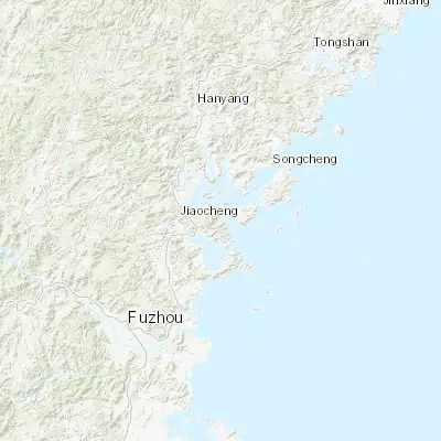 Map showing location of Jianjiang (26.549720, 119.755000)