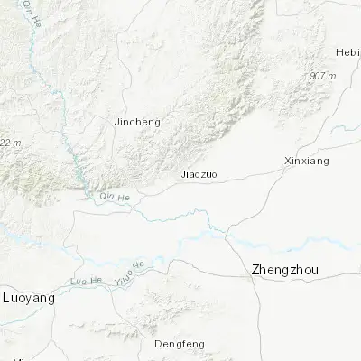 Map showing location of Jiaozuo (35.239720, 113.233060)