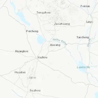 Map showing location of Jiawang (34.432780, 117.441940)