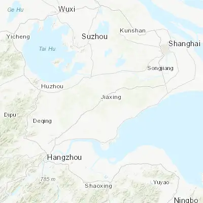 Map showing location of Jiaxing (30.752200, 120.750000)
