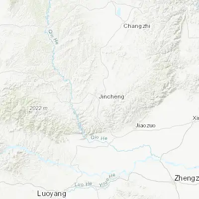 Map showing location of Jincheng (35.502220, 112.832780)