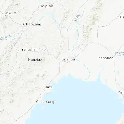 Map showing location of Jinzhou (41.107780, 121.141670)