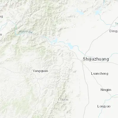 Map showing location of Kuangshi (38.072500, 114.046110)
