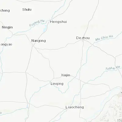 Map showing location of Laocheng (37.142780, 115.888330)