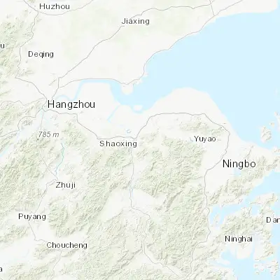 Map showing location of Lianghu (29.991520, 120.898450)