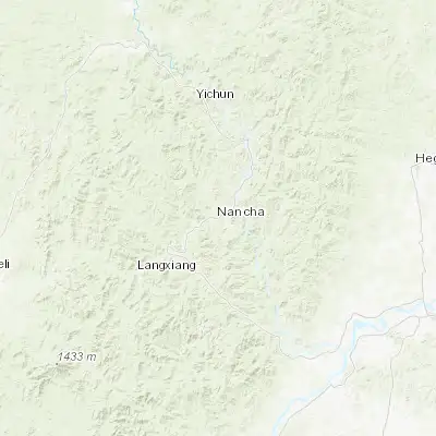Map showing location of Lianhe (47.133330, 129.274260)