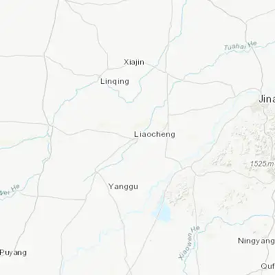 Map showing location of Liaocheng (36.450640, 116.002470)