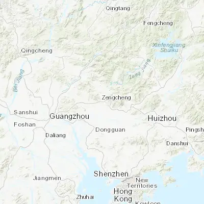 Map showing location of Licheng (23.295490, 113.824650)