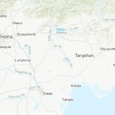 Map showing location of Lintingkou (39.630280, 117.500280)