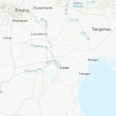 Map showing location of Liu’anzhuang (39.238680, 117.198190)