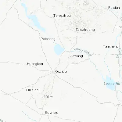 Map showing location of Liuquan (34.434170, 117.298330)