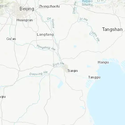 Map showing location of Nancang (39.204090, 117.136250)
