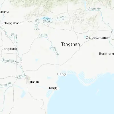Map showing location of Ninghe (39.461940, 117.762500)