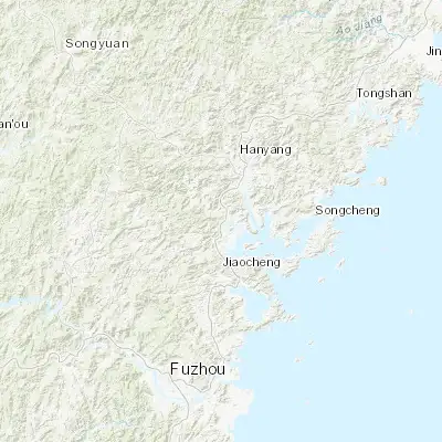 Map showing location of Qidu (26.765280, 119.547220)