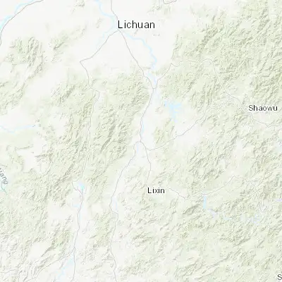 Map showing location of Qincheng (27.212700, 116.530080)