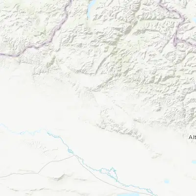 Map showing location of Qongkur (48.122220, 87.112500)