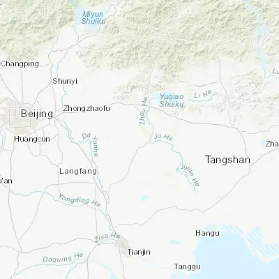 Map showing location of Sanchakou (39.784440, 117.318610)