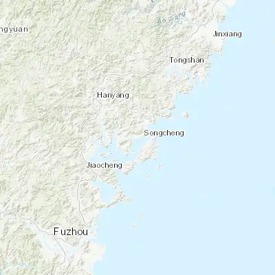 Map showing location of Shajiang (26.782500, 119.966940)