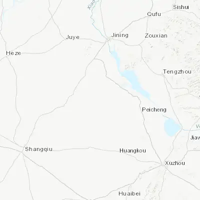 Map showing location of Shouxian (34.846480, 116.458840)