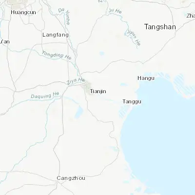 Map showing location of Shuanggang (39.043950, 117.310140)