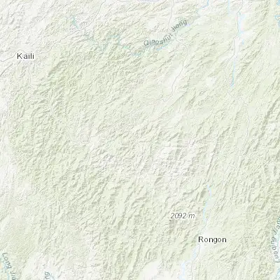 Map showing location of Shuangjiang (25.966670, 108.924170)