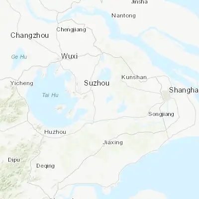 Map showing location of Songling (31.193300, 120.717580)