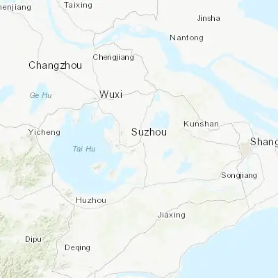 Map showing location of Suzhou (31.304080, 120.595380)